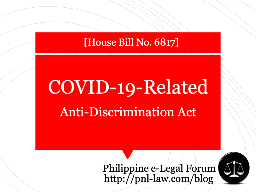 COVID-19-Related Anti-Discrimination Act
