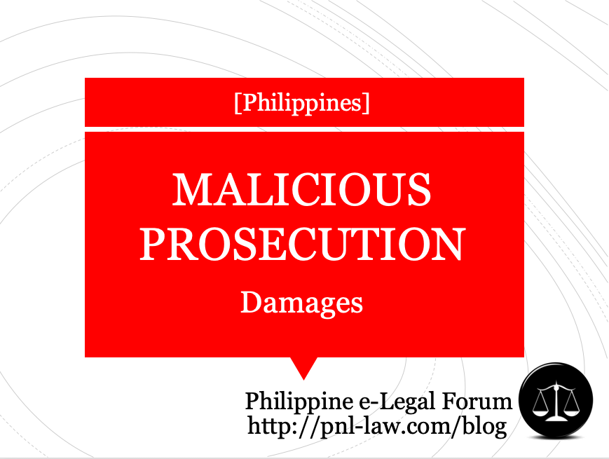 Damages for Malicious Prosecution