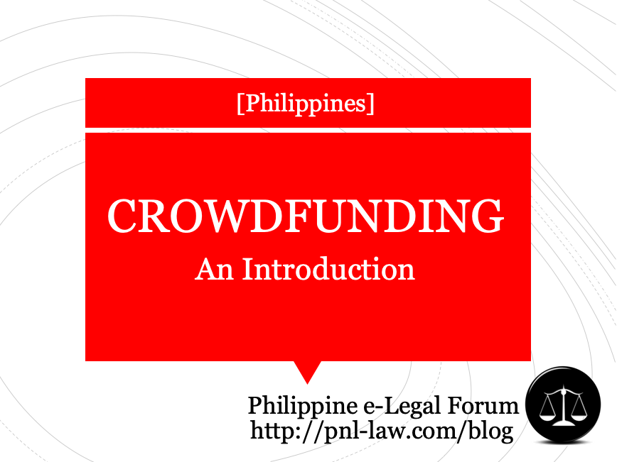 Introduction to Crowdfunding in the Philippines