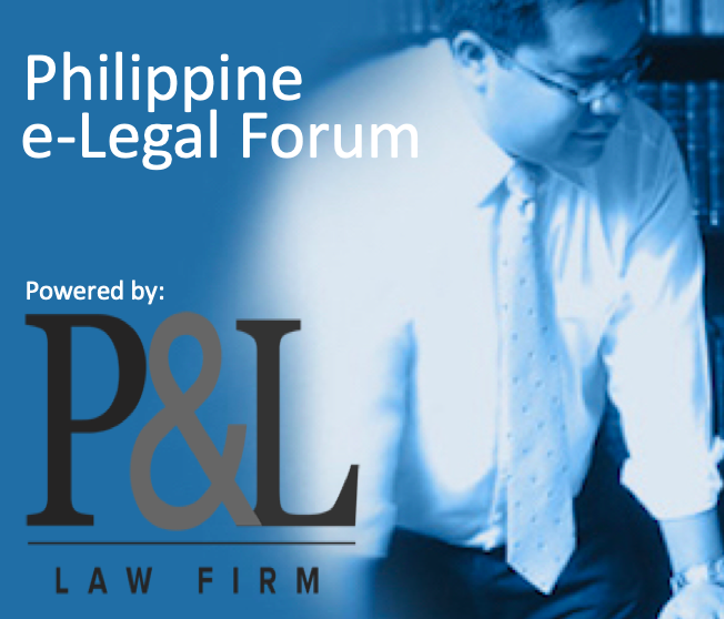 Philippine e-Legal Forum powered by P&L Law Firm